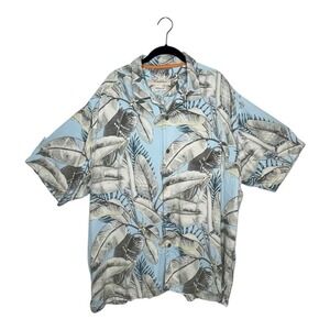 Tommy Bahama Men's Silk Floral Print Short Sleeve Shirt Size XXL